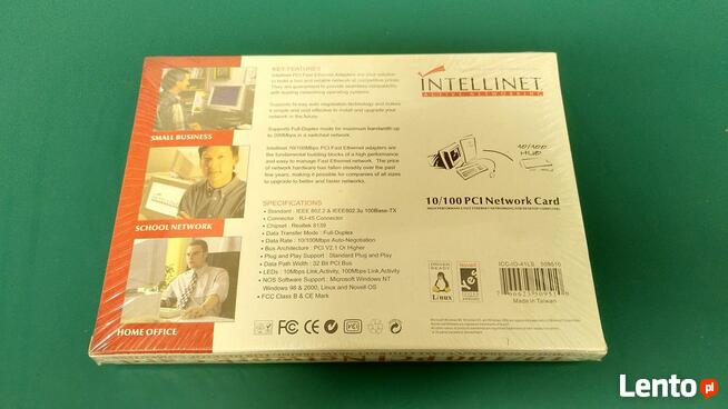 Karta sieciowa Intellinet 10/100 RJ45 na PCI ICC IO41-LS