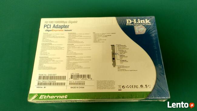 Karta sieciowa D-Link DGE-530T (10/100/1000Mbit)