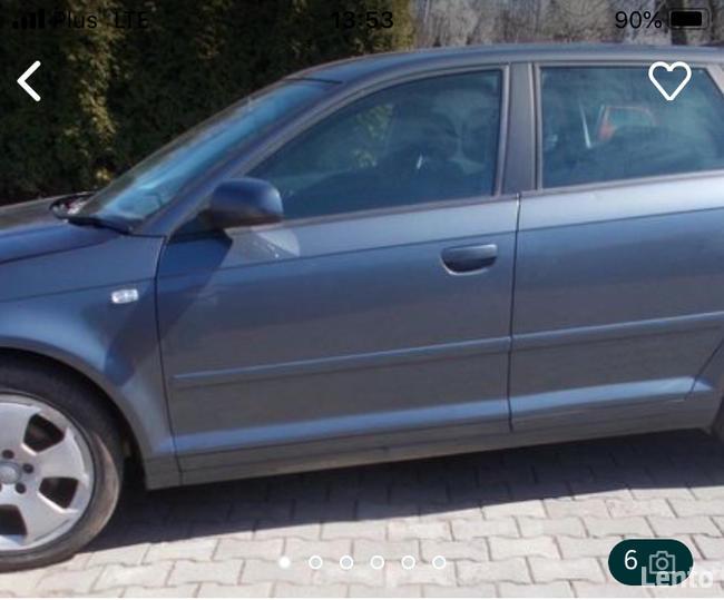 Sprzedam Audi A3 8P Sportback 1.9 tdi bls lx7z na części