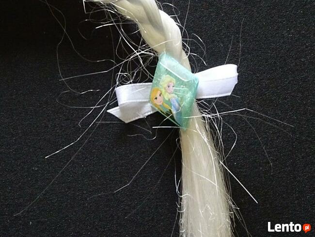 Lalka Elsa strzelająca płatkami śniegu + opaska na głowę