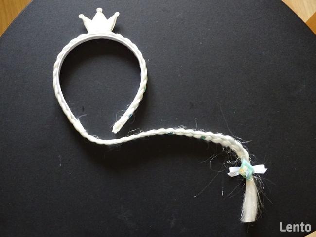 Lalka Elsa strzelająca płatkami śniegu + opaska na głowę