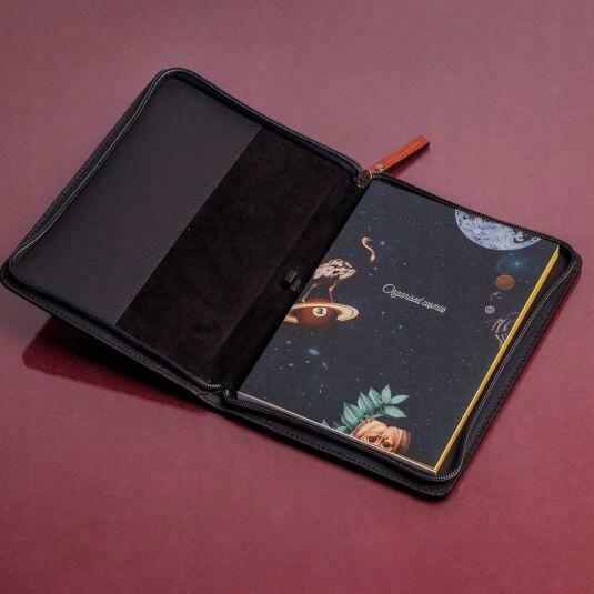 Ted Baker London ekskluzywny czarny organizer