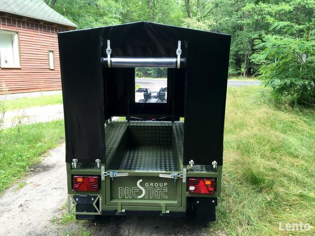 Przyczepka wielofunkcyjna myśliwska, bagażowa, do quada