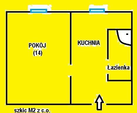 M2 z c.o. na M3 lub M4 w bloku komunalnym