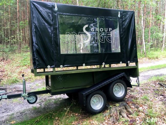 Przyczepka wielofunkcyjna myśliwska, bagażowa, do quada