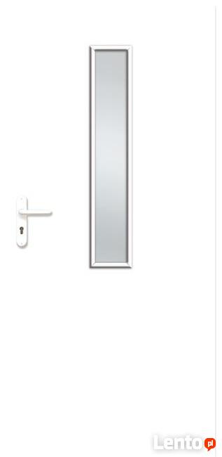 DRZWI TECHNICZNE kpl wkładka+klamka+oscieżnica kolor 24 H