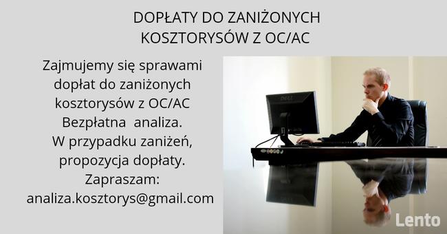 ODSZKODOWANIA-DOPŁATY DO ZANIŻONYCH KOSZTORYSÓW OC/AC