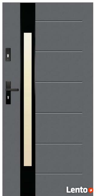 DRZWI ZEWNĘTRZNE 55mm PROMOCJA kpl wkładka próg klamka