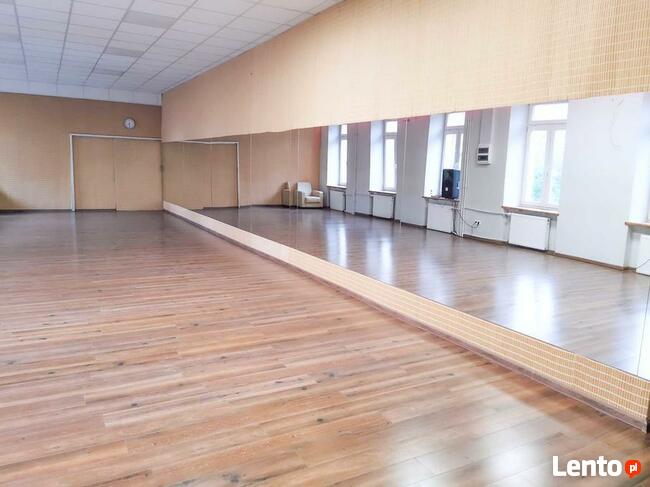 Sale taneczne z lustrami do wynajęcia! 2 sale 125m2 i socjal