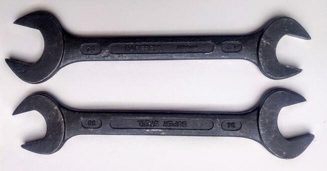 KLUCZ PŁASKI RWPd 30x34 32x30x27x24x22x20x19 KUŹNIA 21 18 17