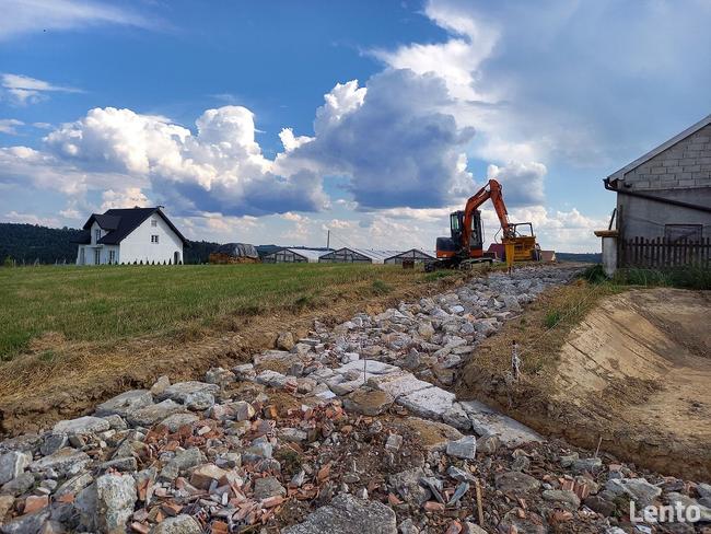 Usługi koparką / rozbiórki/wyburzenia/wykopy