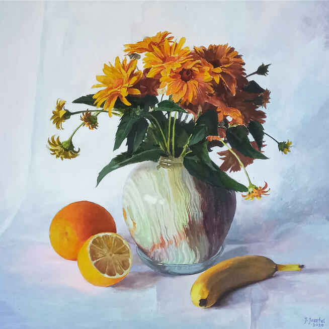 Obraz olejny - martwa natura