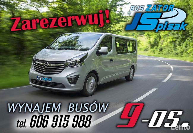WYPOŻYCZALNIA - WYNAJEM BUSA BUSÓW 9 osobowych - ZATOR