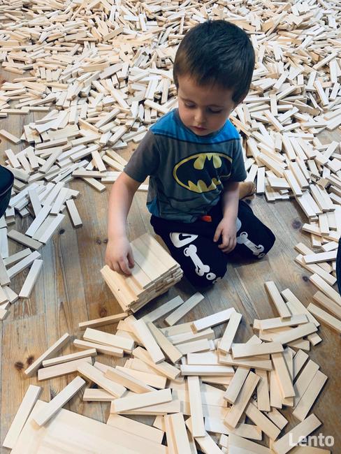 Klocki Linden nie LEGO nie COBI z drewna 300 szt.