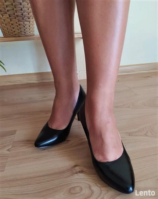 Czarne, eleganckie czółenka:)