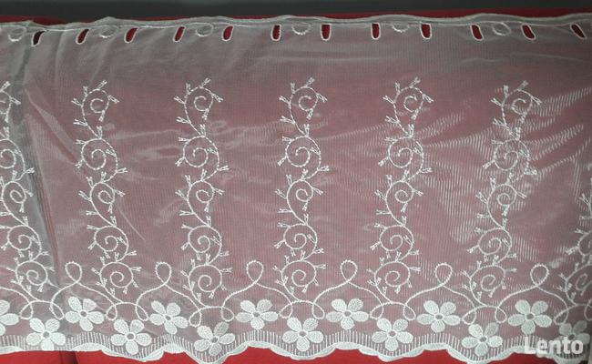 Zazdrostka haft markizeta ecru wys.30 cm lub 45 cm.lambrekin