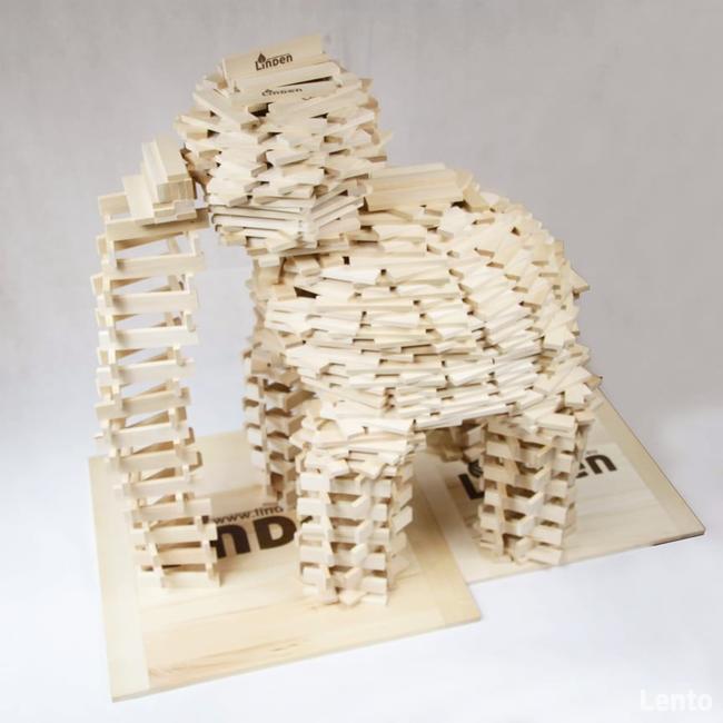 Klocki drewniane Linden 500 szt. Produkt Handmade