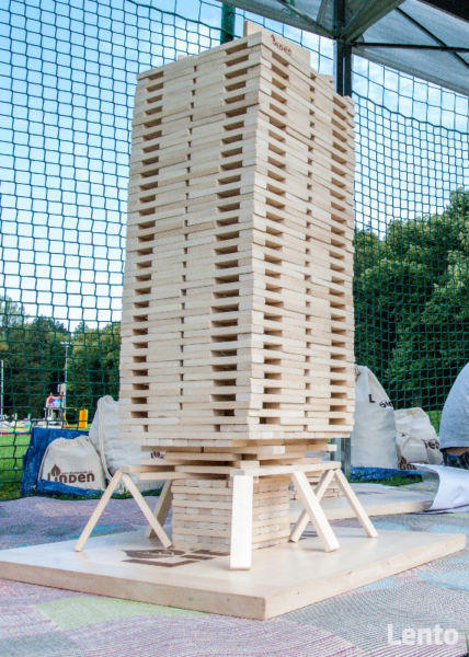 Klocki Linden nie LEGO nie COBI z drewna 300 szt.