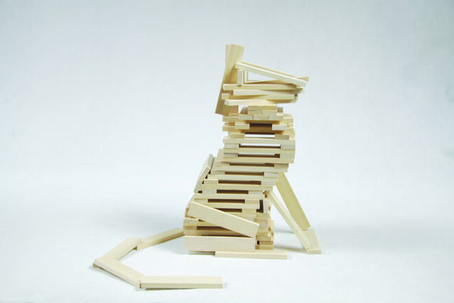 Klocki drewniane 200 szt. Pomysł na prezent dla dziecka.