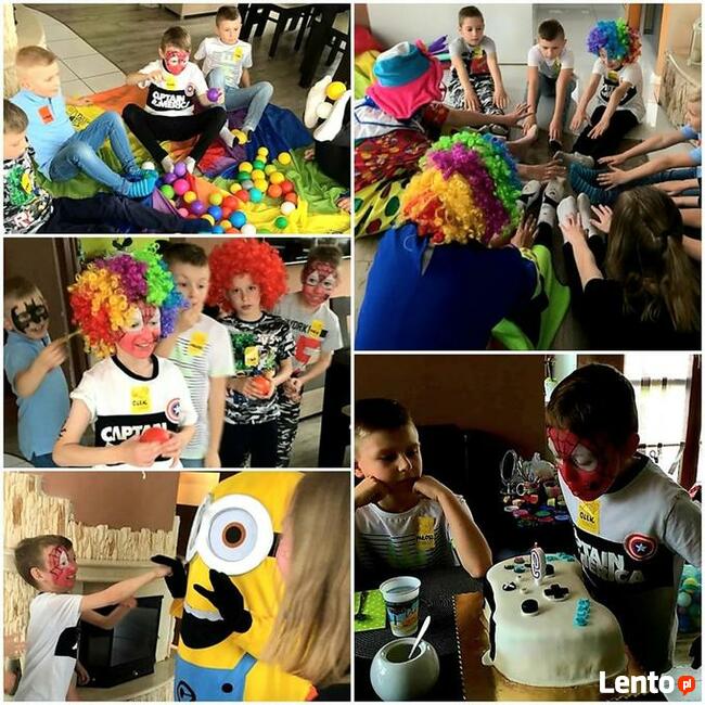 Animacja zabaw dla dzieci, wesołe imprezy, żywe maskotki