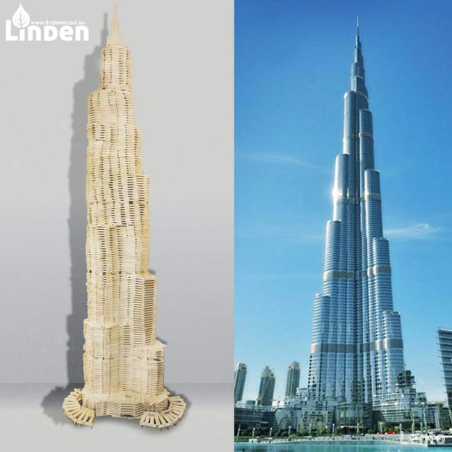 Klocki drewniane Linden 500 szt. Produkt Handmade