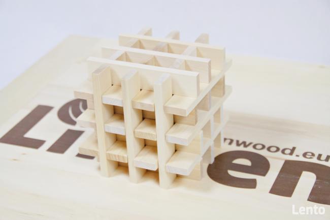 Klocki Linden nie LEGO nie COBI z drewna 300 szt.