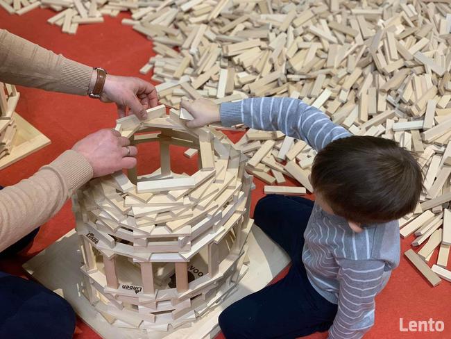 Ekologiczne less waste klocki drewniane Linden 1000 szt.