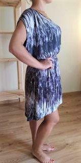 Sukienka- szary tygrysek:)