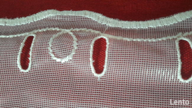 Zazdrostka haft markizeta ecru wys.30 cm lub 45 cm.lambrekin