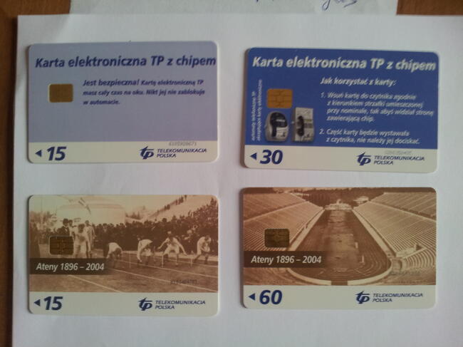 Sprzedam czyste karty telefoniczne - LATARNIE