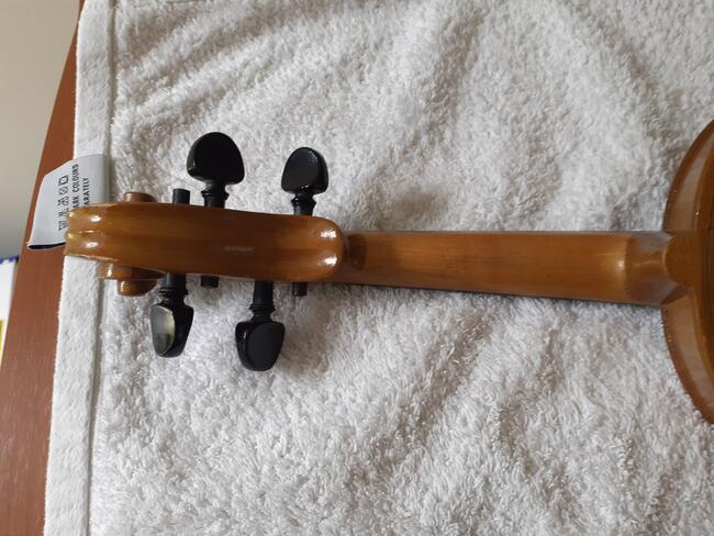 skrzypce lutnicze połówki wykonane w Lubinie Legnickim rok