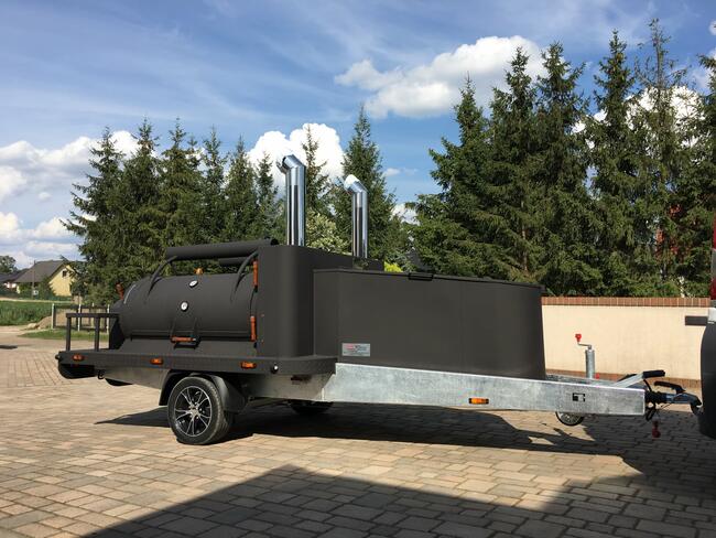 grill smoker trailer bbq grill na przyczepie Texas 4 XXL