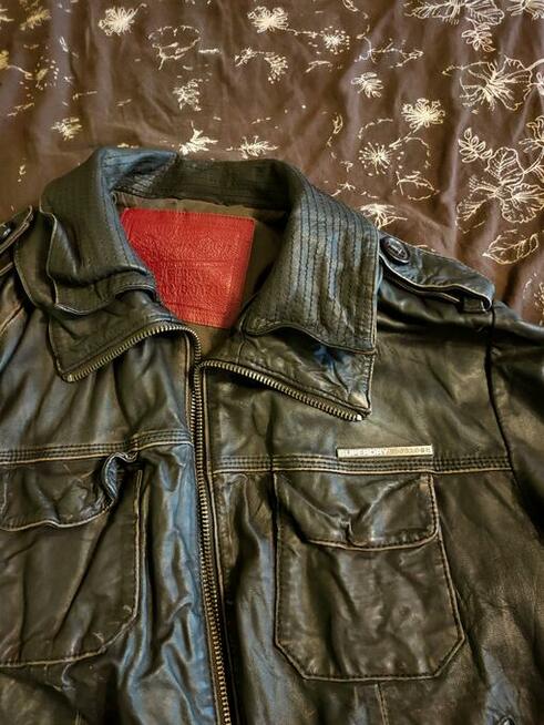 Sprzedam kurtkę skórzaną Super Dry rozmiar M