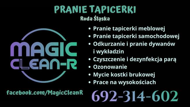 Pranie tapicerki, dywanów, wykładzin, ozonowanie, mycie parą