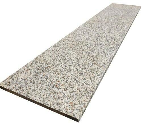 Schody Granitowe Płomieniowane Yellow Pink 150x33x2