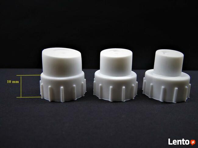 3 SILIKONOWE KOŃCÓWKI DO OCZYSZCZANIA WODOROWEGO STERYLNE