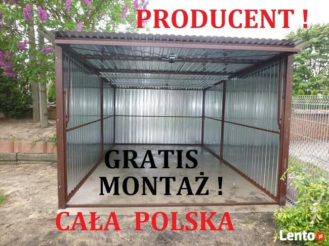 Garaże blaszane GARAŻ Cała Polska MEGA TERMIN ! WZMOCNIONY !