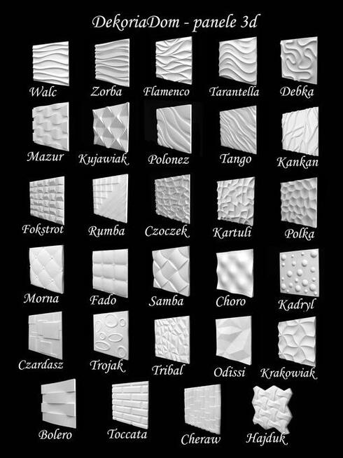 Panele gipsowe 3d - Kartuli (producent)