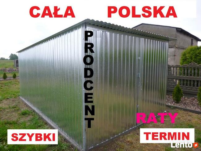 Garaż blaszany GARAŻE mocne! Cała Polska MEGA TERMIN ! raty