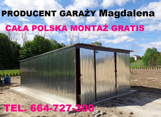 Garaż Blaszak GARAŻE na budowę Cała Polska MEGA TERMIN! Raty