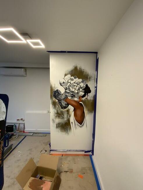 Artystyczne malowanie, Graffiti, Mural, reklama