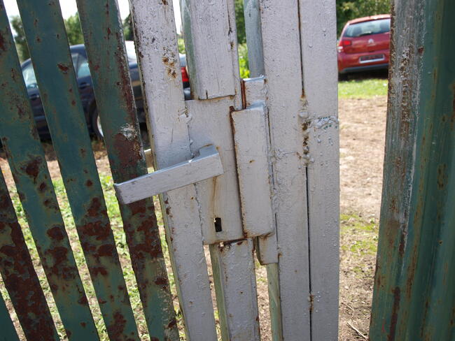 Brama wjazdowa dwu skrzydłowa 4,70m + furtka 1m