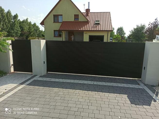 Ogrodzenia aluminiowe, malowanie proszkowe balustrady