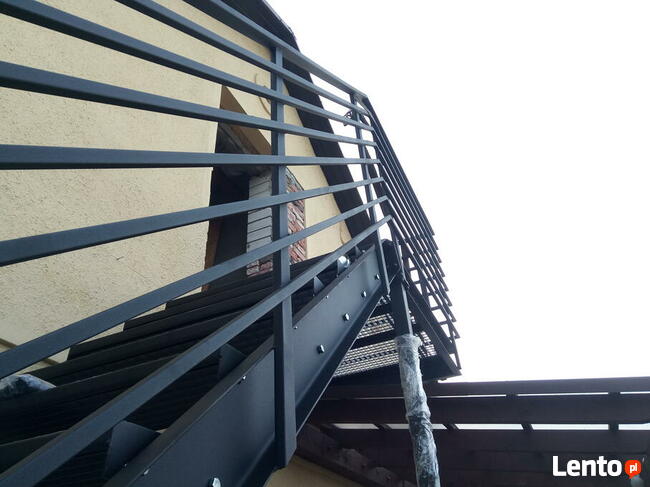 Balustrady balkonowe, ogrodzenia, konstrukcje stalowe itp
