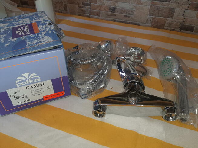 Gammi 168D bateria natryskowa chrom tanio.