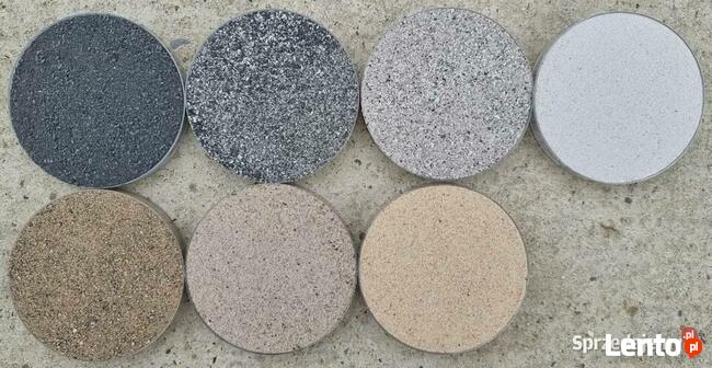 Suchy Piasek Granitowy Fuga Zasypka Ciemny Szary 0-2mm