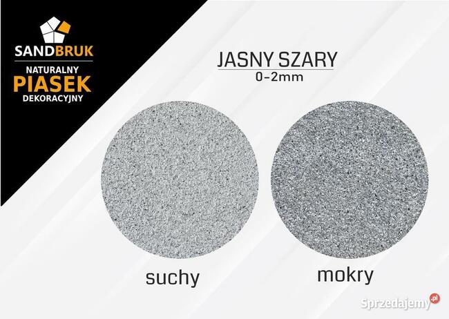 Suchy Piasek Granitowy Fuga Zasypka Jasny Szary 0-2mm