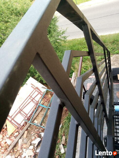 Balustrady balkonowe, ogrodzenia, konstrukcje stalowe itp