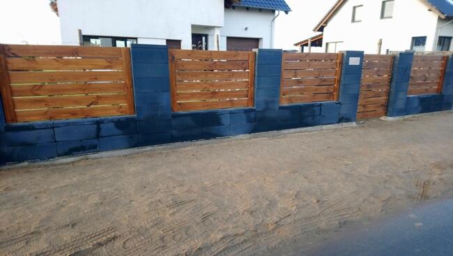 Przęsła drewniane, ogrodzenia drewniane