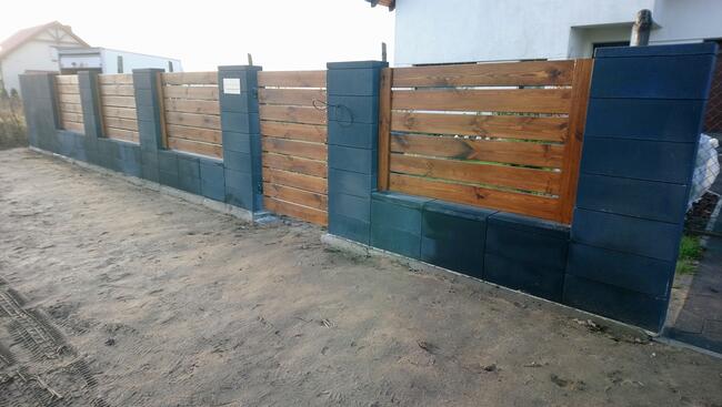 Przęsła drewniane, ogrodzenia drewniane